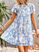 Boho Blossom Print Dress