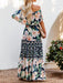 Elegant Printed One-Shoulder Dress for Fashionable Occasions