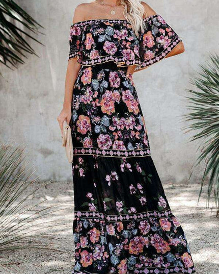 Printed One-Shoulder Dress for Fashion-Forward Affairs