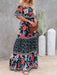 Elegant Printed One-Shoulder Dress for Fashionable Occasions