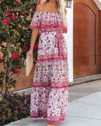 Printed One-Shoulder Dress for Fashion-Forward Affairs