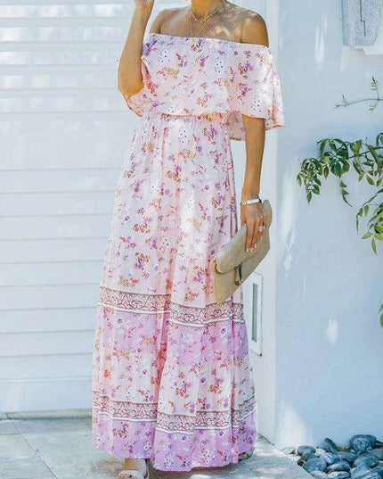 Printed One-Shoulder Dress for Fashion-Forward Affairs