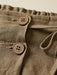 Women's Woven Cotton Linen Baggy Shorts