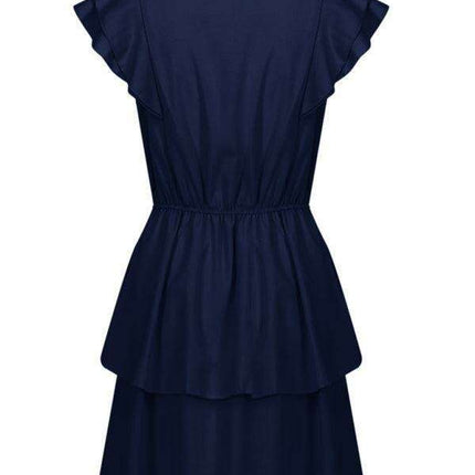 Elegant Layered Ruffle Summer Dress