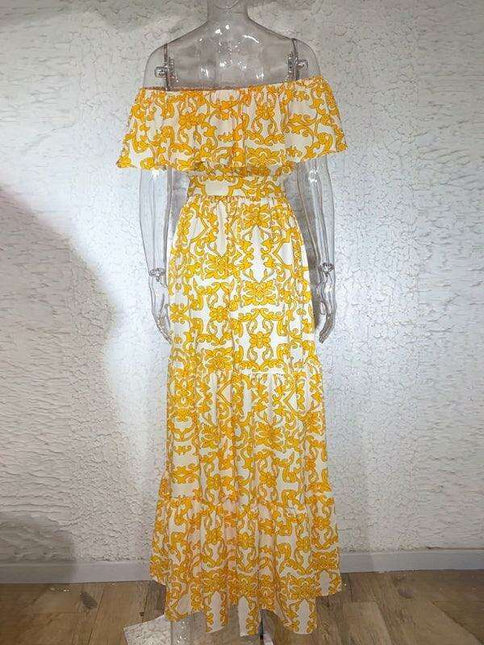 Folk-Inspired Boat Neck Swing Dress for Summer Celebrations