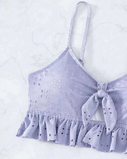 two piece swimsuit package hip skirt three piece swimsuit flash