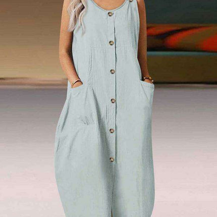 Elegant Cotton Sundress with Customizable Straps for Everyday Chic