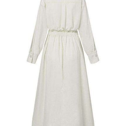 Timeless Elegance Solid Color Shirt Dress - Must-Have Fashion Essential for Every Woman