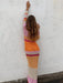 Boho Chic Off-Shoulder Striped Knit Dress - Essential Summer Wardrobe Piece