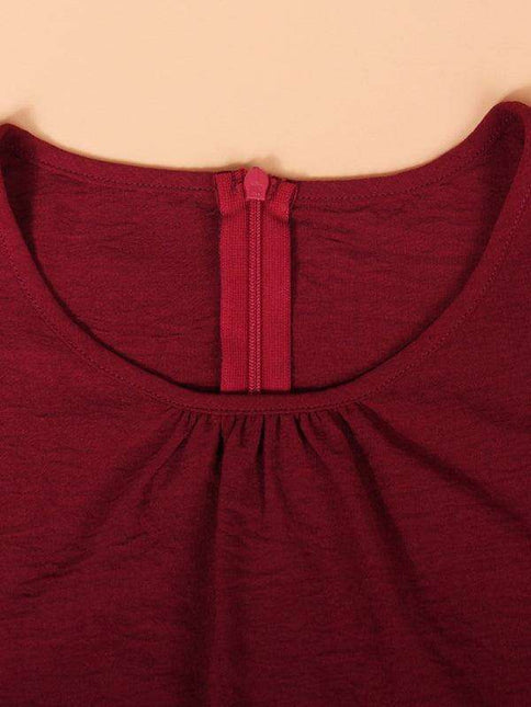 Sun-Kissed Serenity: Effortless Sleeveless Swing Dress in Solid Color for Summer Adventures