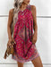 Boho Chic Ethnic Print Sleeveless Maxi Dress