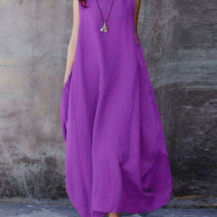 Chic & Practical Swing Dress with Stylish Pockets