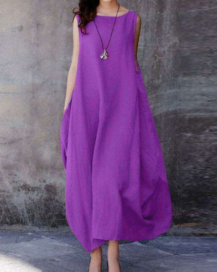 Chic & Practical Swing Dress with Stylish Pockets