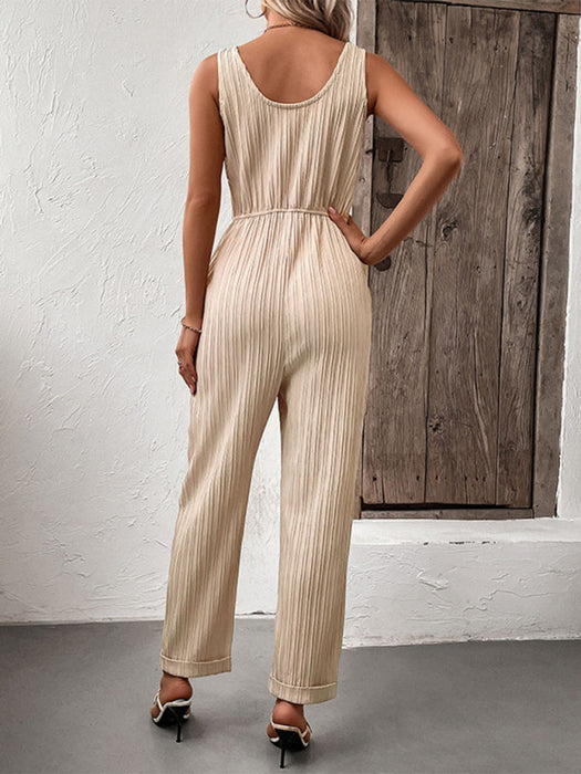Chic Women's Suspender Jumpsuit: Effortlessly Stylish Ensemble for All Occasions