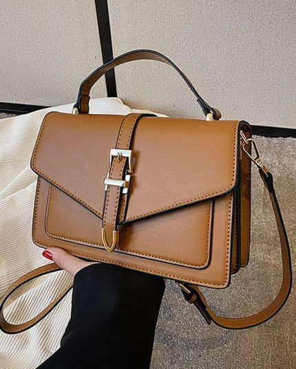 Classic Elegance Square Crossbody Bag: A Chic Purse for Effortless Fashion