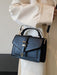 Vintage Square Shoulder Bag: Elegant Retro Purse for Stylish Versatility