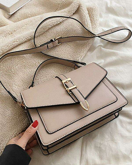 Classic Elegance Square Crossbody Bag: A Chic Purse for Effortless Fashion