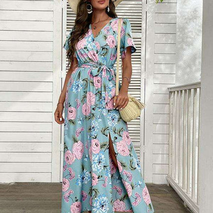 Chic Floral Delight Summer Dress for Effortless Style