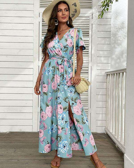 Chic Floral Delight Summer Dress for Effortless Style