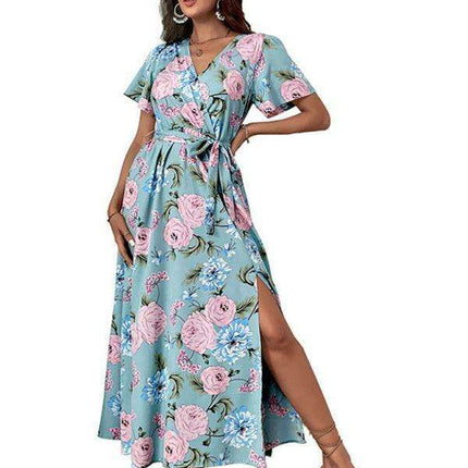 Chic Floral Delight Summer Dress for Effortless Style