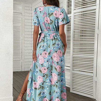 Chic Floral Delight Summer Dress for Effortless Style