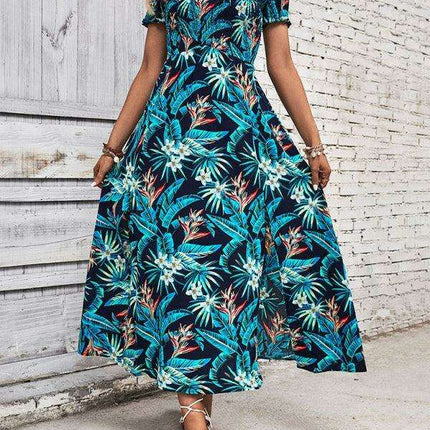 Summer Floral Elegance Women's Dress