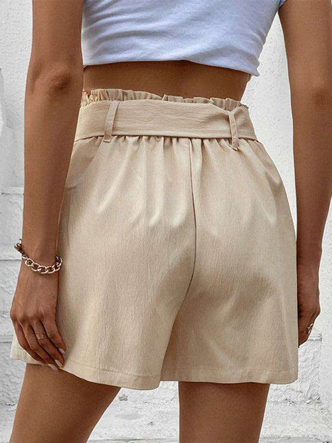 Effortlessly Chic Beige Polyester Summer Shorts: Your Must-Have Wardrobe Staple