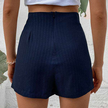 Chic Solid Color Mini Skirt for Fashion-Forward Women