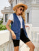Denim Utility Vest for Women with Distressed Details and Functional Pockets