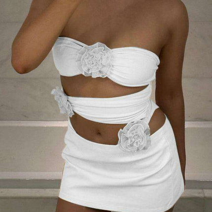 Elegant Floral Halter Neck Backless Jumpsuit for Memorable Nights