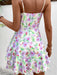 Oil Painting Floral Flounce Dress - Elegant Spring-Summer Fashion Statement