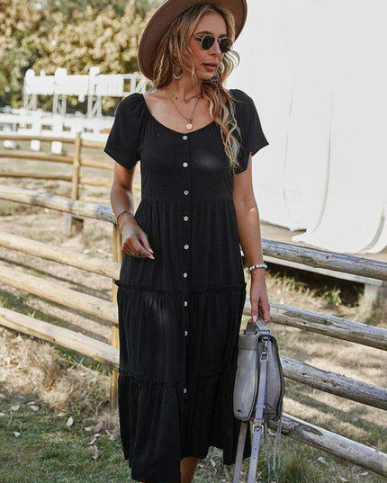 Effortless Elegance: The Essential Rayon Button-Up Dress for Summer