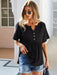 Effortless Chic Babydoll V-neck Tee for Casual Comfort and Style