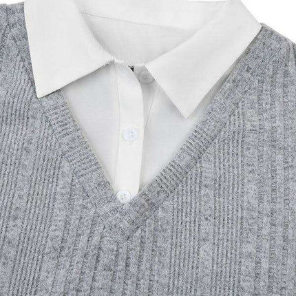 Sophisticated Dual-Layered Blouse for the Contemporary Woman