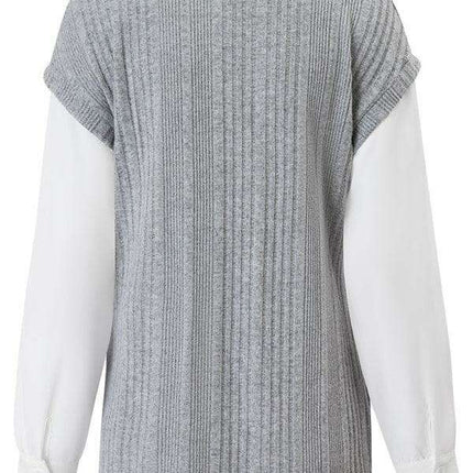 Sophisticated Dual-Layered Blouse for the Contemporary Woman