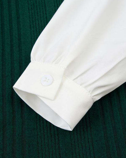 Sophisticated Dual-Layered Blouse for the Contemporary Woman