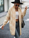 Plaid Knit Cardigan - Trendy Winter Sweater for Women