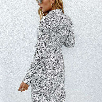 Chic Floral Print Long Sleeve Dress for Fashion-Forward Women