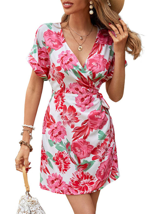 Floral Blossom Sleeveless Dress - Women's Chic Summer Attire