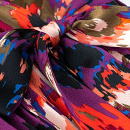 Floral Charm: Stretchy and Stylish Spring-Summer Dress