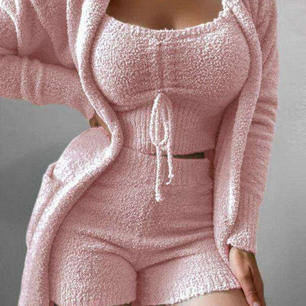 Women's Luxe Plush Lounge Set for Ultimate Comfort and Relaxation