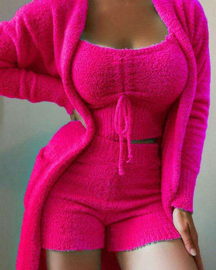 Women's Luxe Plush Lounge Set for Ultimate Comfort and Relaxation