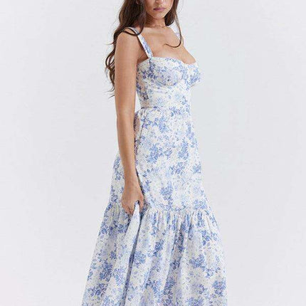 Chic Bohemian Floral Swing Dress for Women