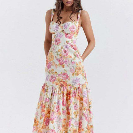 Chic Bohemian Floral Swing Dress for Women