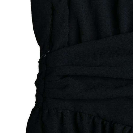 Elegant Lotus Leaf Lapel Dress for Fashion-Forward Women