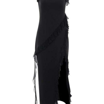 Elegant Ribbon-Embellished Sling Dress