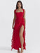 Spicy Glam Ribbon Detailed Sling Dress