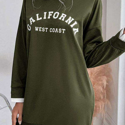 Elegant Lapel Detail Long-Sleeve Knit Sweater Dress for Women