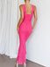 Seductive Tight Fishtail Dress with Suspender Detail