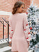 Cozy Festive Christmas Grandpa Sweater Dress with Holiday Cheer